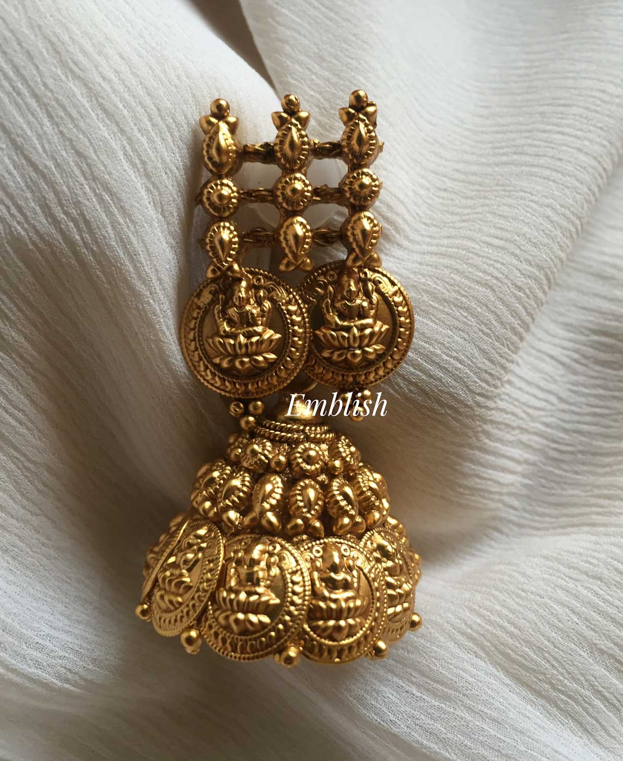 Traditional Lakshmi coin midlenght neckpiece